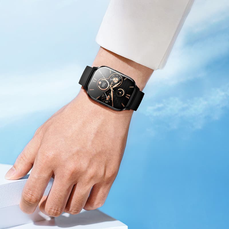 Chytré hodinky Blavec W18 Hellia AMOLED (SWW18-B) černé - náhled 5