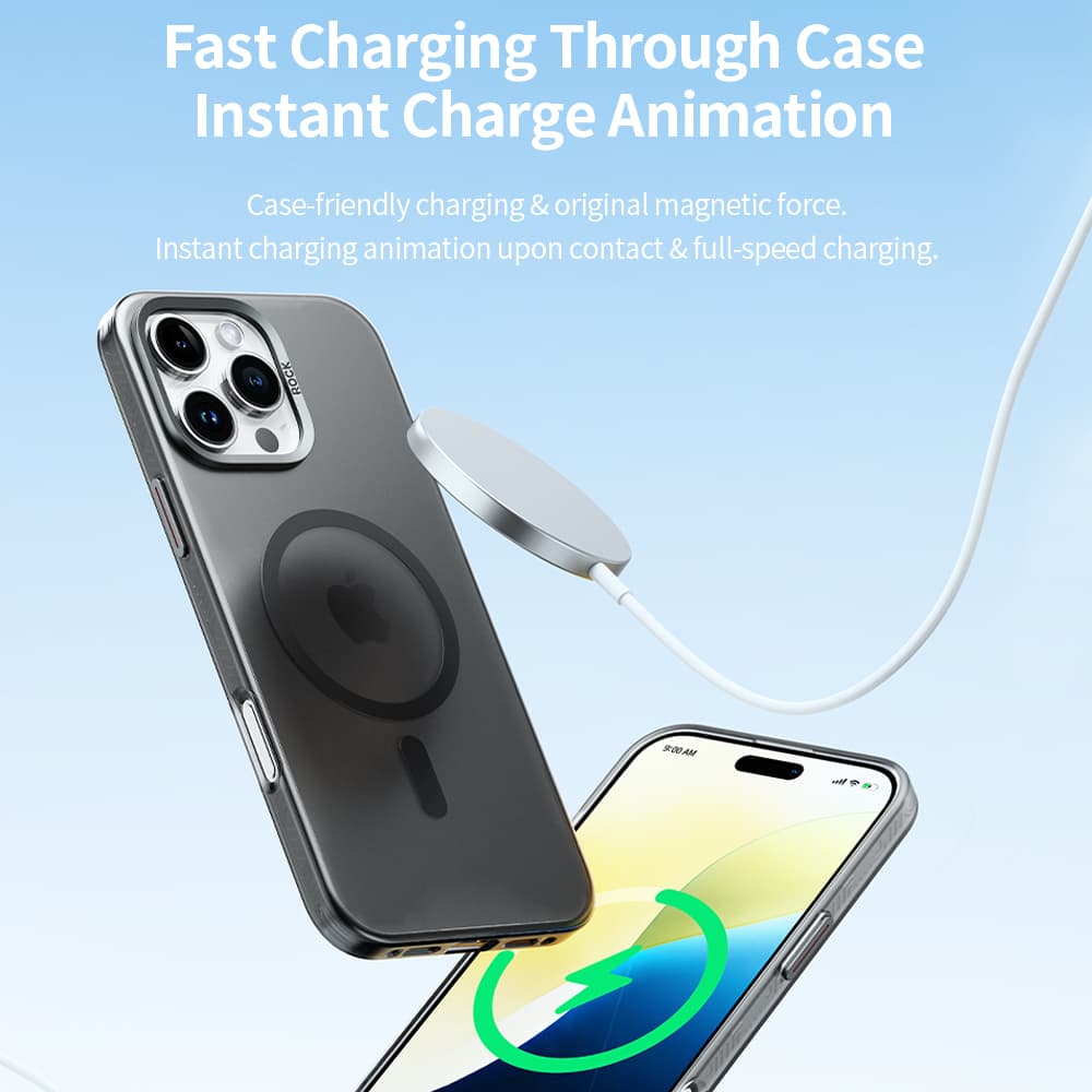 Zadní kryt Rock Matte Series Magnetic pro iPhone 16 černý - náhled 5