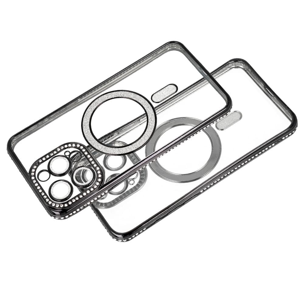 Zadní kryt Bling Magsafe pro iPhone 15 Pro černý - náhled 5