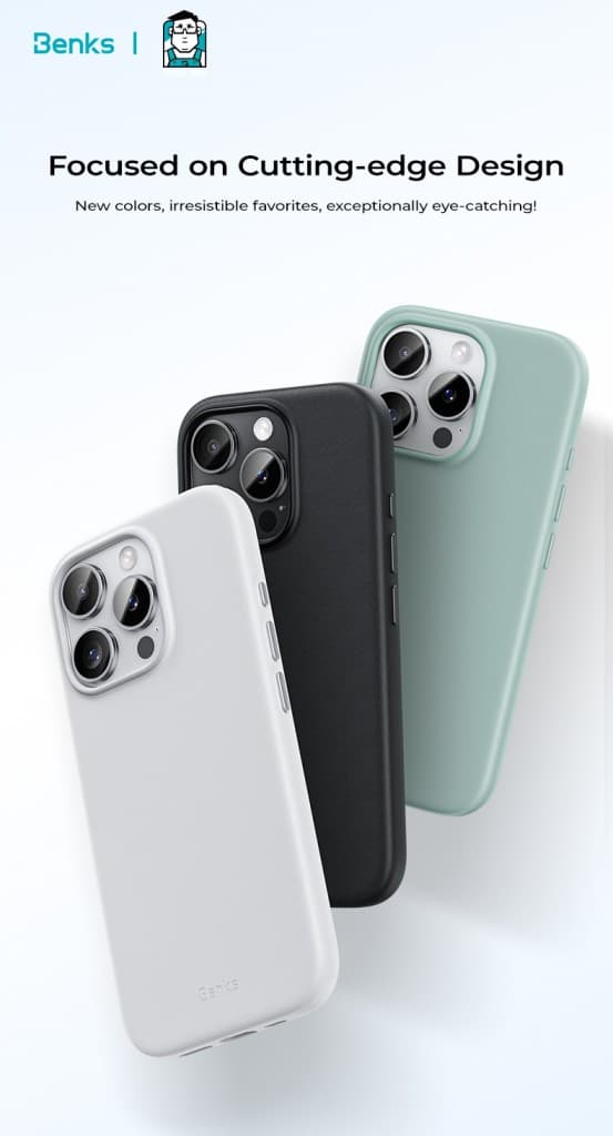 Zadní kryt Benks Magnetic Vita Pro Silicone pro iPhone 16 black - náhled 5