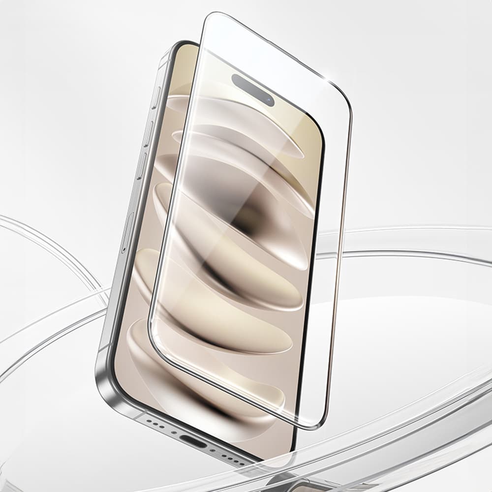 Tvrzené sklo Benks Warrior HD pro iPhone 15 Pro Max černé - náhled 5