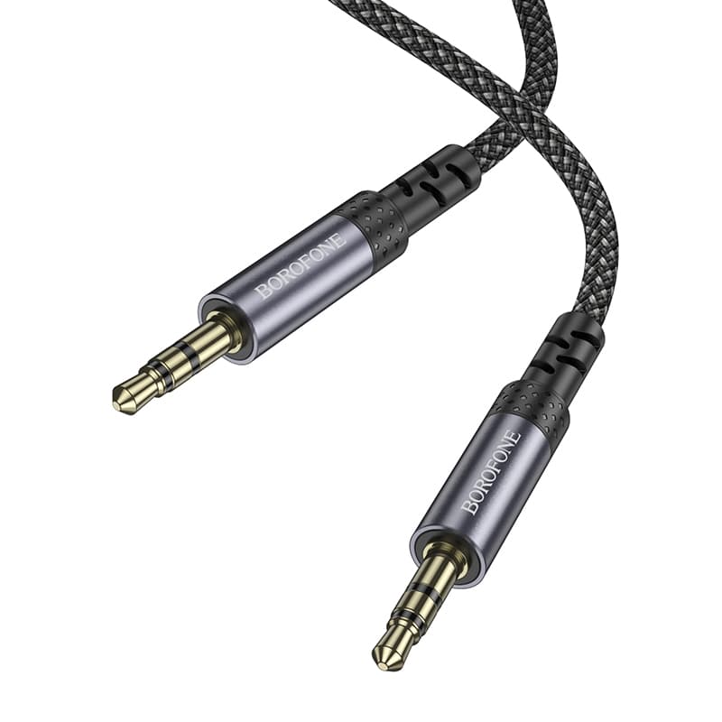 Kabel Borofone BL24 Graceful jack 3,5 mm - jack 3,5 mm 1m černý - náhled 5