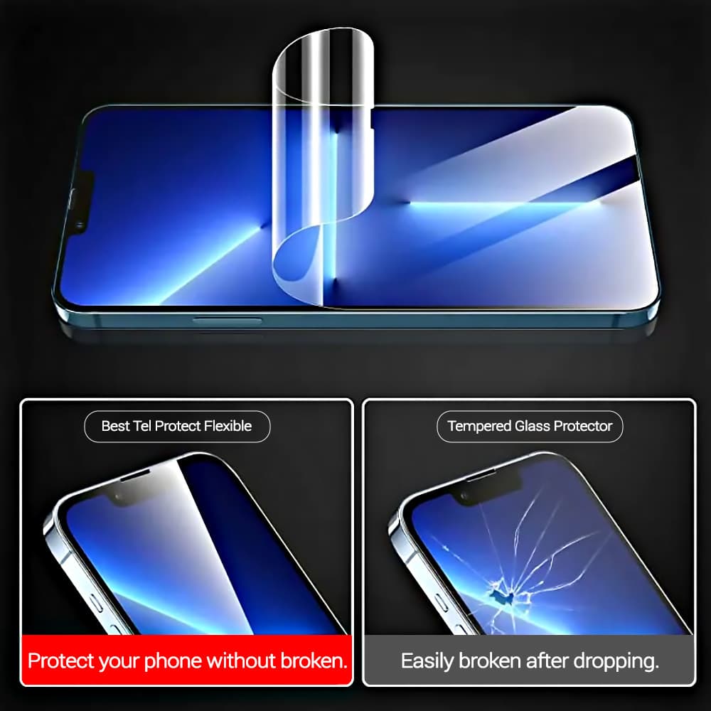 Tel Protect Best Flexible Hybrid Glass pro Xiaomi Redmi Note 14 5G - náhled 5