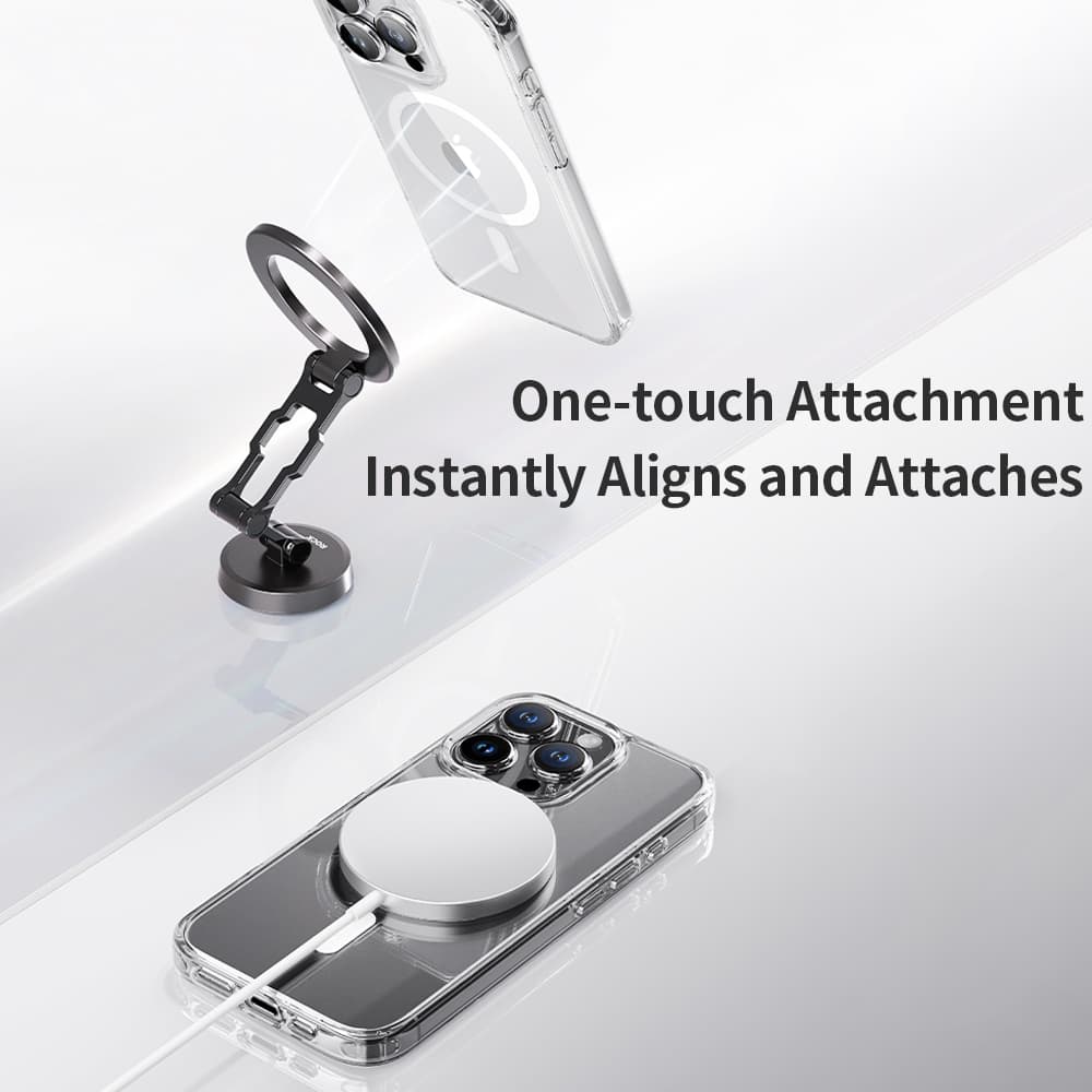 Zadní kryt Rock Crystal Series Magnetic pro iPhone 16 Plus transparentní - náhled 5