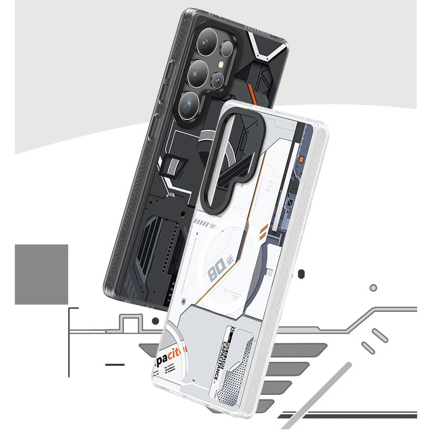 Zadní kryt Benks Dynamic Magnetic Mecha (D045) pro Samsung Galaxy S25 Ultra white - náhled 5
