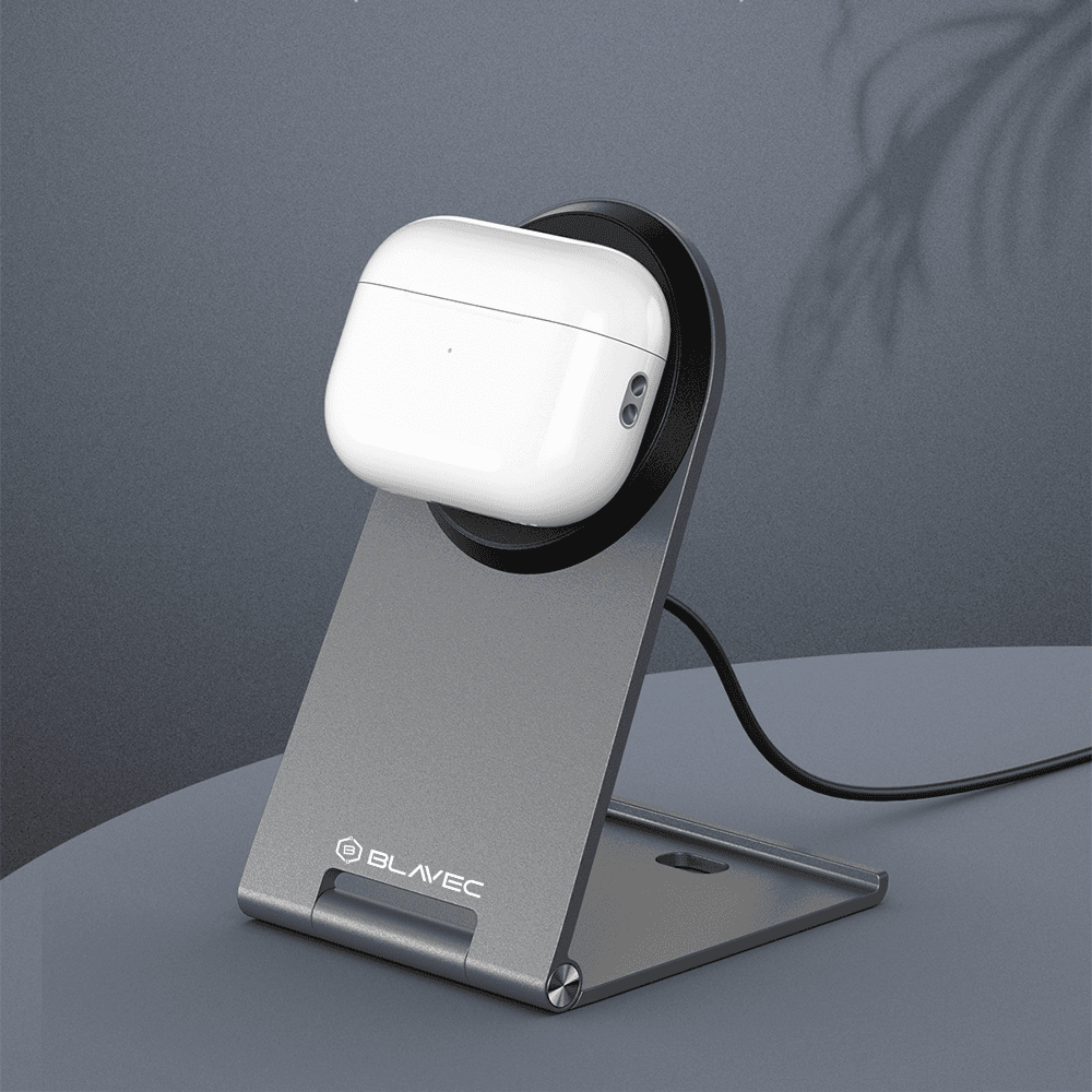 Bezdrátová rychlonabíječka Blavec BQI-01 Qi2 15W Magsafe + datový kabel USB-C (BQI01-QI2MS) stříbrná - náhled 5