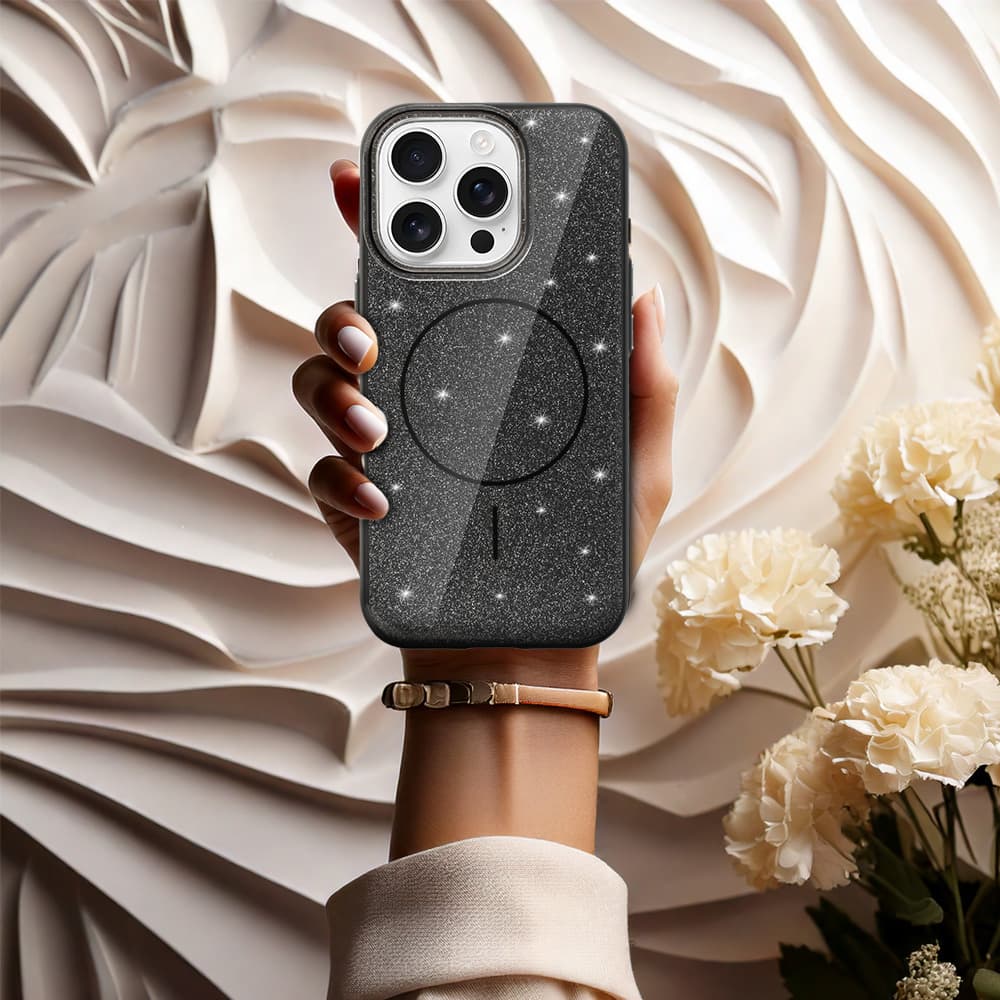 Zadní kryt Magsafe Slim Shiny pro iPhone 14 Pro black - náhled 5