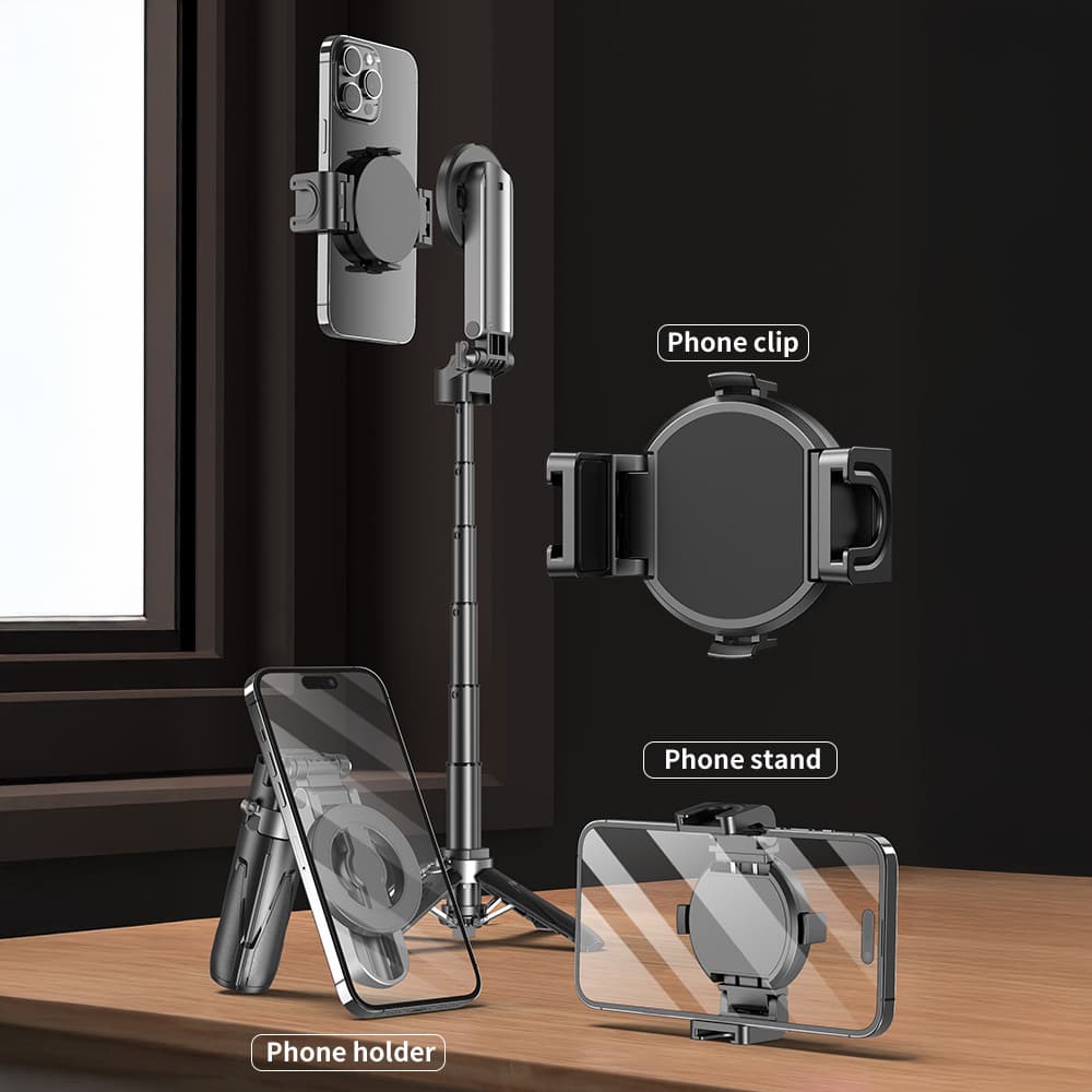 Selfie tyč tripod Blavec P05 Aluminium Coco Mini Magsafe 0,41m (SSCMP05-MTRHB041) černá - náhled 4