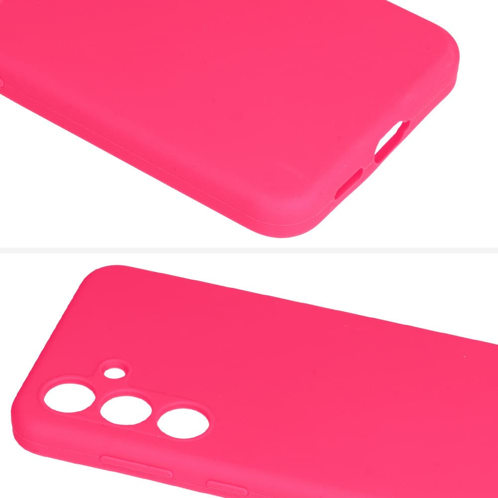 Zadní kryt Silicone Lite pro Samsung Galaxy S25 Edge fuchsiový - náhled 4
