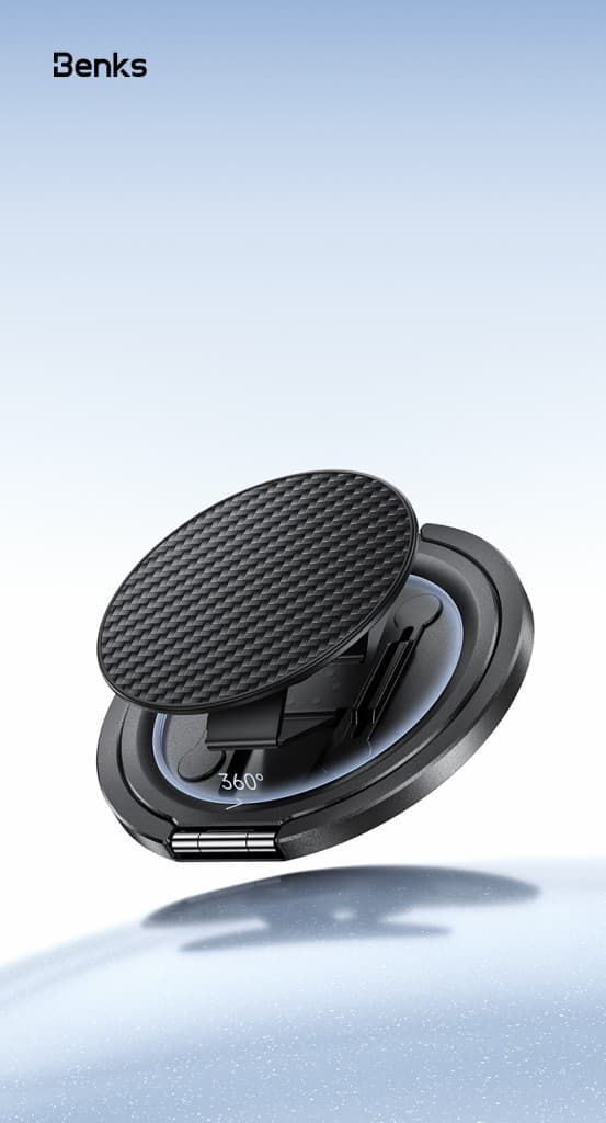 Prsten - držák na mobil Benks Armor Pop Kevlar L56 600D magnetic - náhled 5