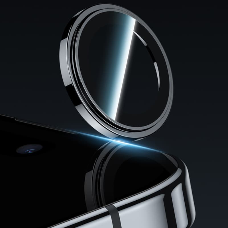 Tvrzené sklo Benks Glass Warrior Metal Lens Protector na čočky fotoaparátu pro iPhone 17 Air black - náhled 5