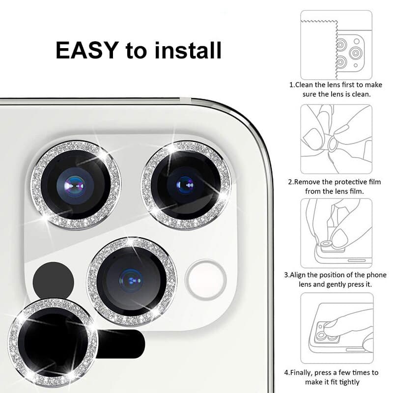 Tvrzené sklo HARD DIAMOND na čočky fotoaparátu pro iPhone 17 Pro-17 Pro Max black - náhled 5