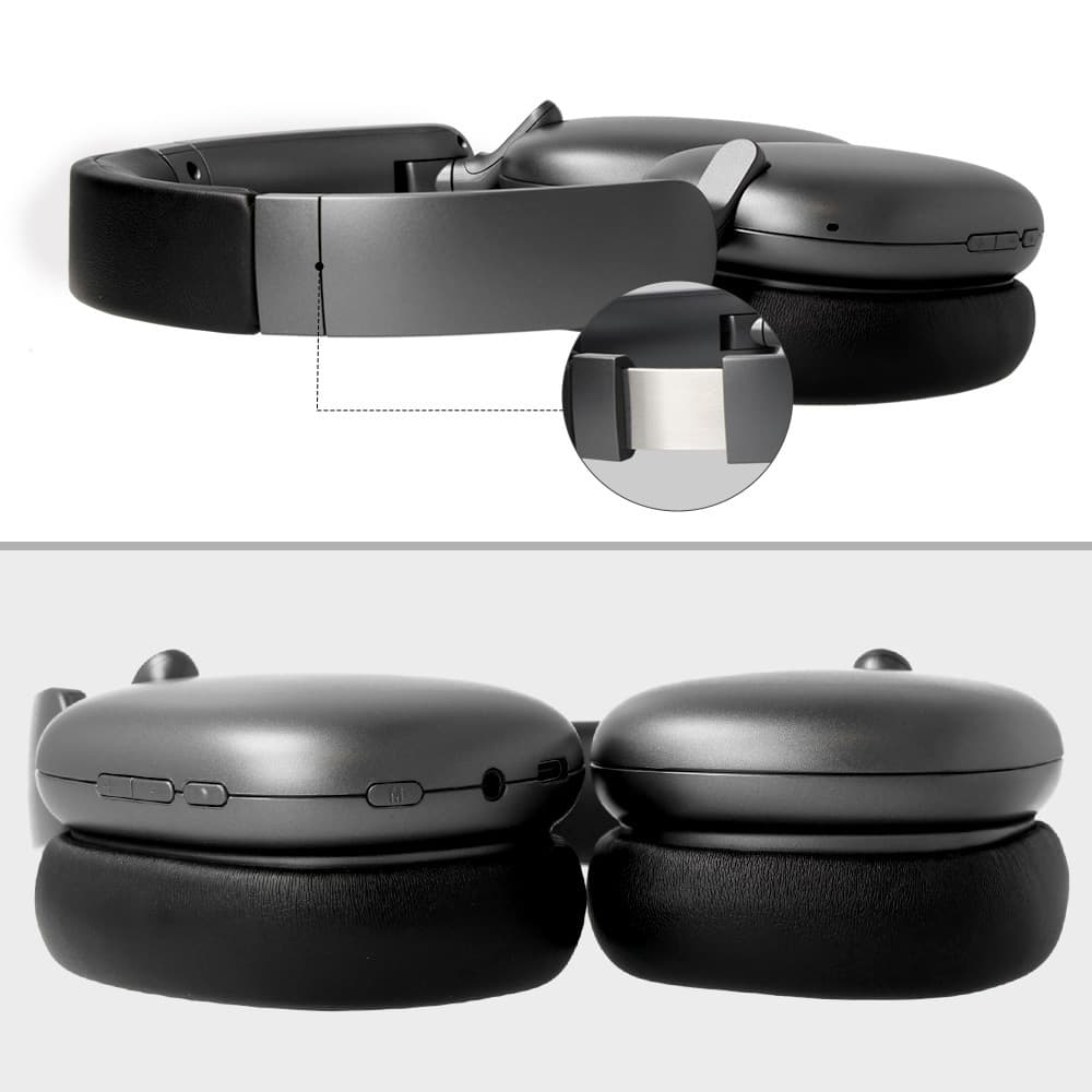Sluchátka Blavec Over-ear Bluetooth BO-10 Bass Expert ANC (BO10-B) black - náhled 5