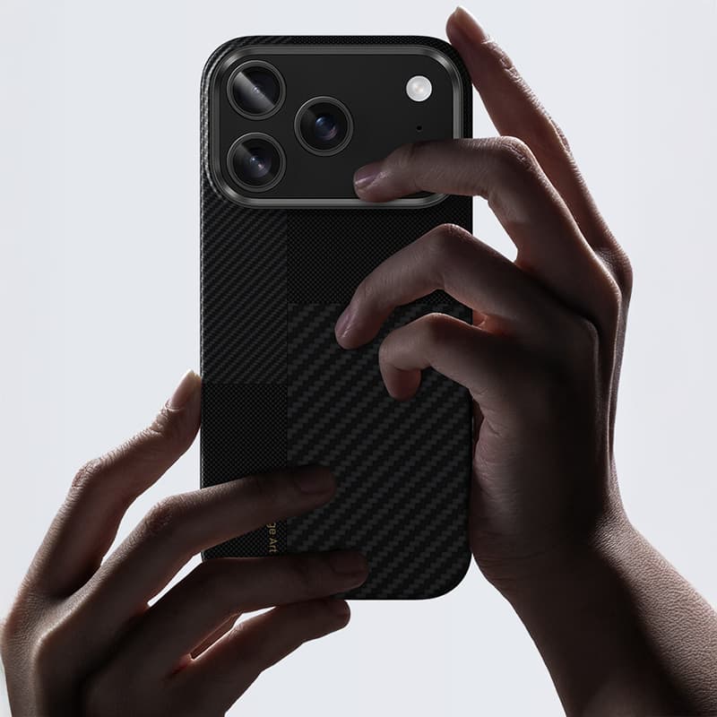 Zadní kryt Benks Montage Magnetic Armor Air Kevlar Metal Frame 600D+1500D (MB68) pro iPhone Air black - náhled 5