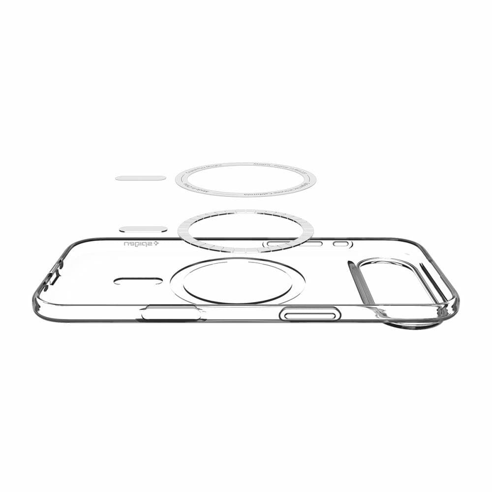 Zadní kryt SPIGEN Liquid Crystal Mag Magsafe ACS10395 pro iPhone Air - Clear/White - náhled 5