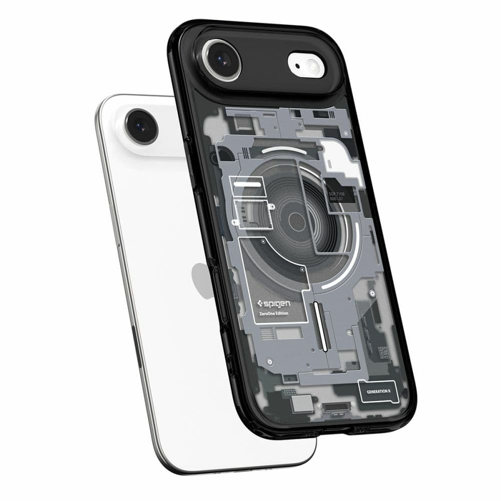 Zadní kryt SPIGEN Ultra Hybrid Mag Magsafe ACS10320 pro iPhone Air - Zero One Black - náhled 5