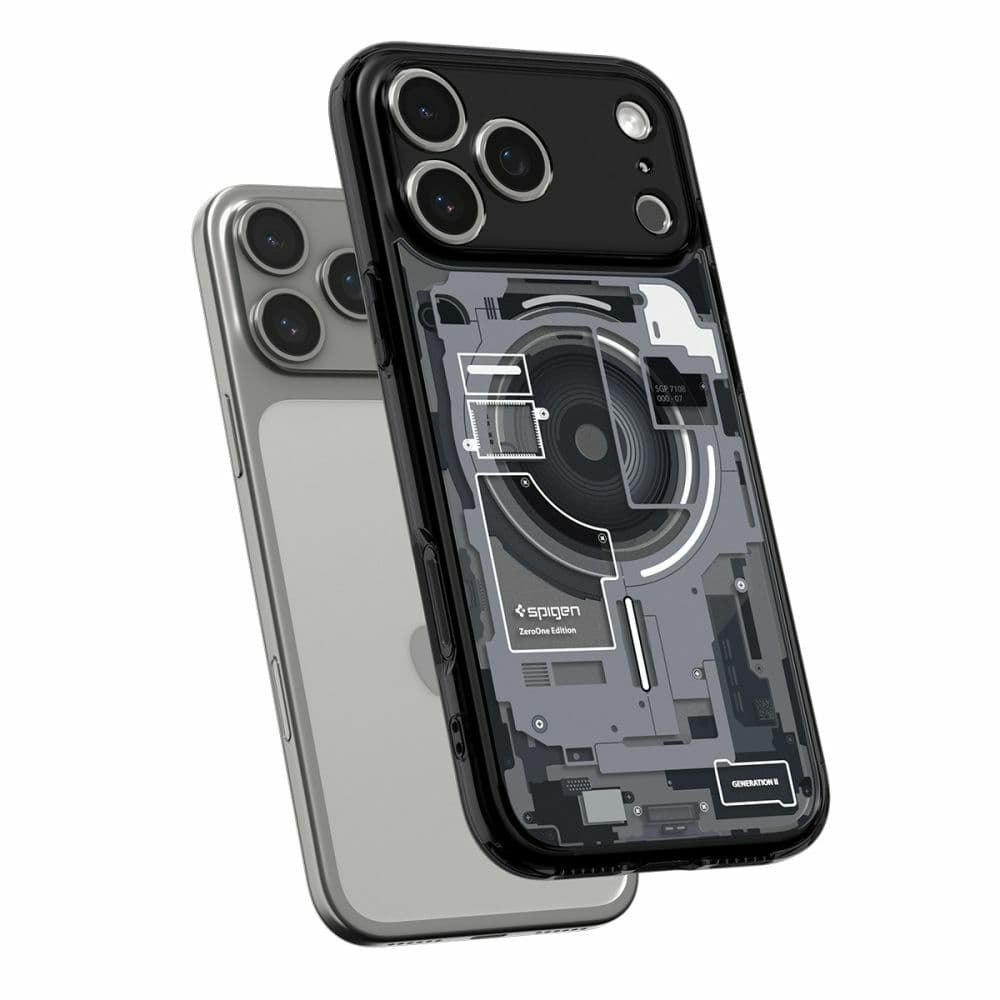 Zadní kryt SPIGEN Ultra Hybrid Mag Magsafe ACS10353 pro iPhone 17 Pro - Zero One Black - náhled 5