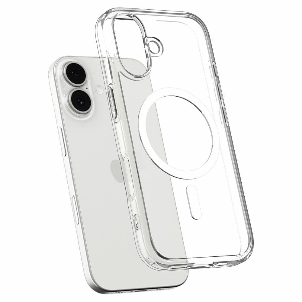 Zadní kryt SPIGEN Ultra Hybrid Mag Magsafe ACS10380 pro iPhone 17 - Clear/White - náhled 5