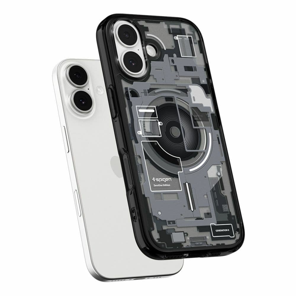 Zadní kryt SPIGEN Ultra Hybrid Mag Magsafe ACS10353 pro iPhone 17 - Zero One Black - náhled 5