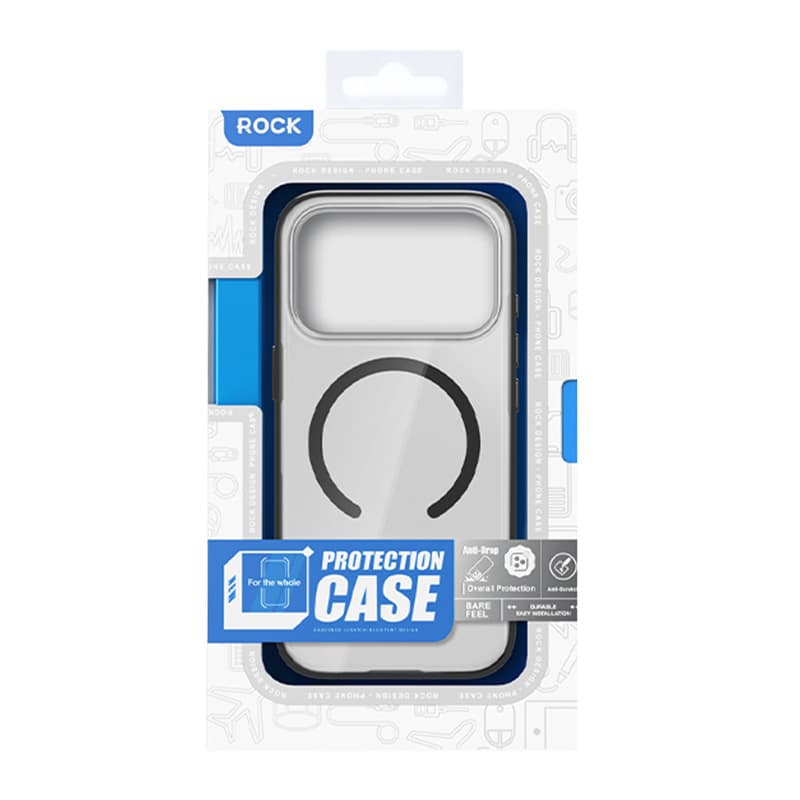 Zadní kryt Rock Crystal Armor Series Magnetic pro iPhone 17 Pro black - náhled 4