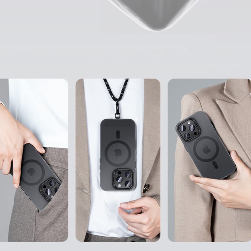 Zadní kryt Magnetic Lucid Armor Benks pro iPhone 16 Pro Max černý (tlačítko ovládání fotoaparátu) - náhled 5