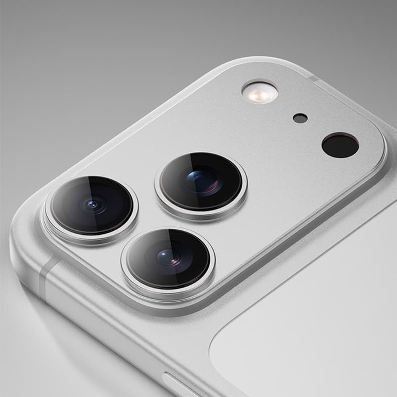 Ochranné sklo Benks Glass Warrior Metal Integrated Lens Protector (C069) pro iPhone 17 Pro bílé - náhled 5