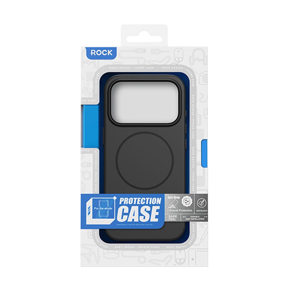Zadní kryt Rock Armor Matte Magnetic Series pro iPhone 17 Pro Max black - náhled 5