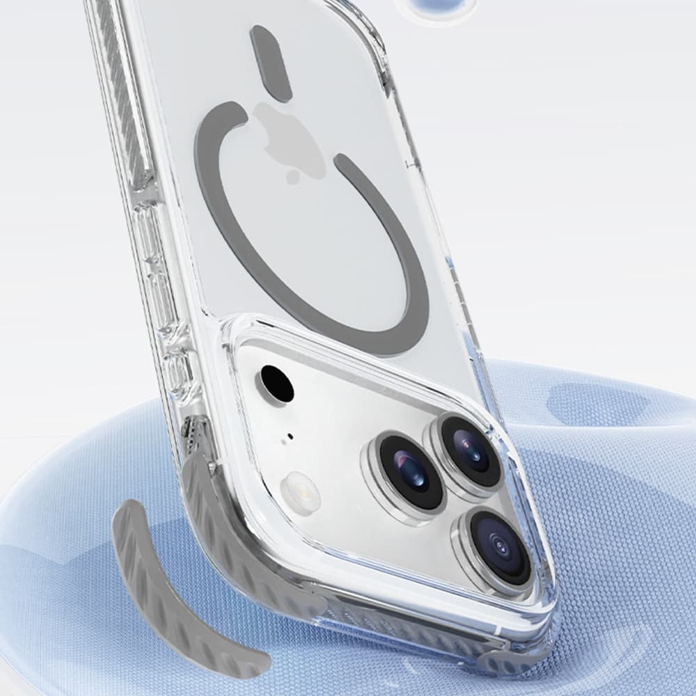 Zadní kryt Rock Crystal Clear Magnetic Series pro iPhone 17 Pro Max transparent-black - náhled 5