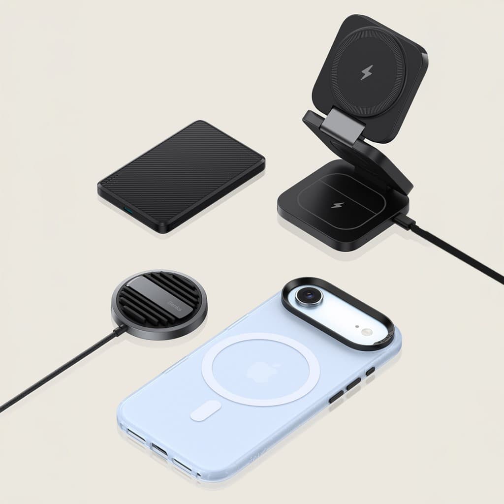 Magnetické pouzdro Benks Lucid Armor (C068) pro iPhone Air s tlačítkem pro ovládání fotoaparátu, modré - náhled 5
