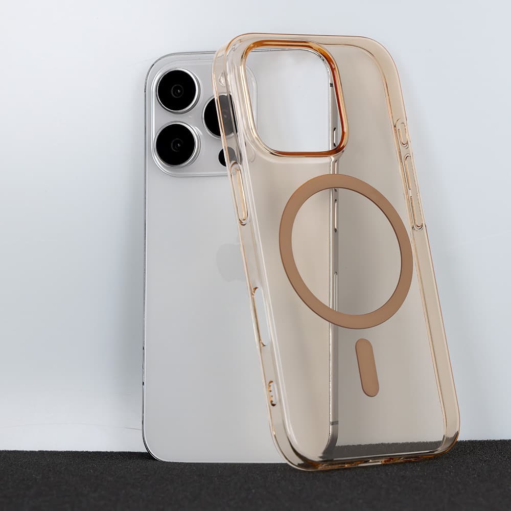 Zadní kryt Transparent Slim Magsafe pro iPhone 16 Pro desert - náhled 4