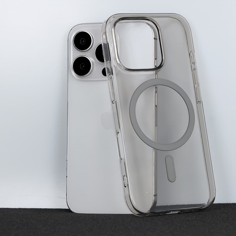 Zadní kryt Transparent Slim Magsafe pro iPhone 16 Pro graphite - náhled 4