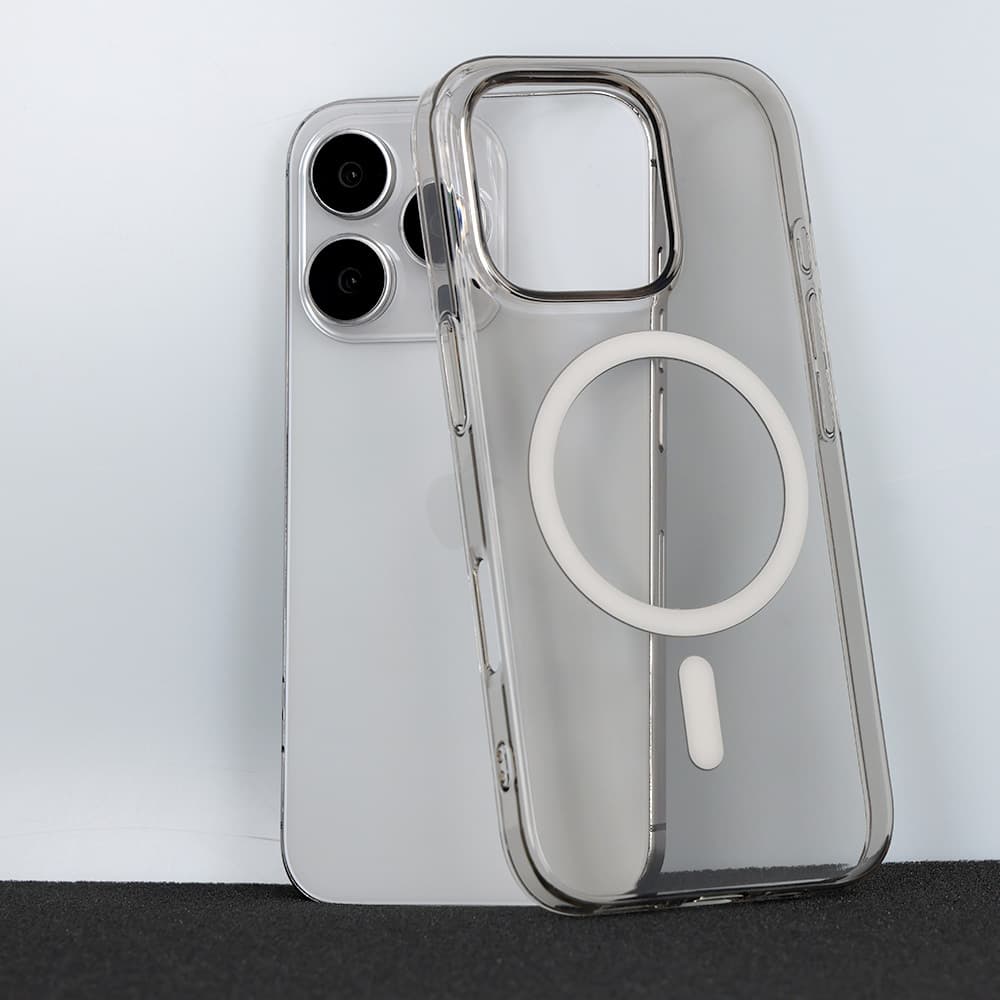 Zadní kryt Transparent Slim Magsafe pro iPhone 16 Pro Max grey - náhled 4