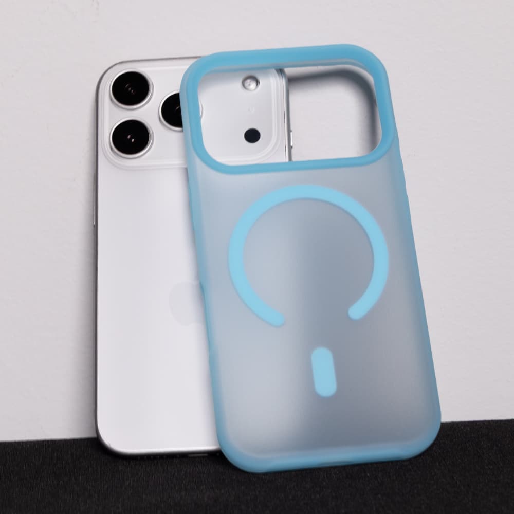 Kryt Tel Protect Mist Matte MagSafe pro iPhone 17 Pro Max světle modrý - náhled 5