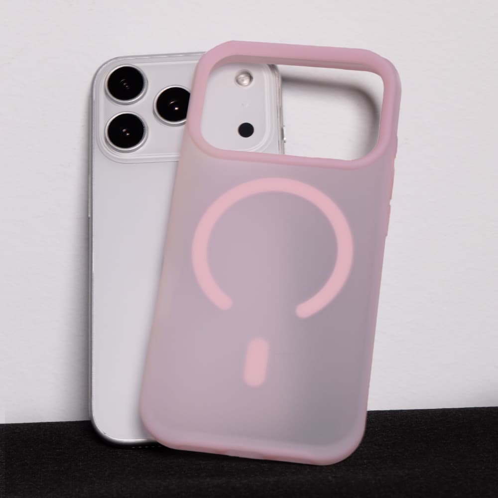 Kryt Tel Protect Mist Matte MagSafe pro iPhone 17 Pro Max světle růžový - náhled 5