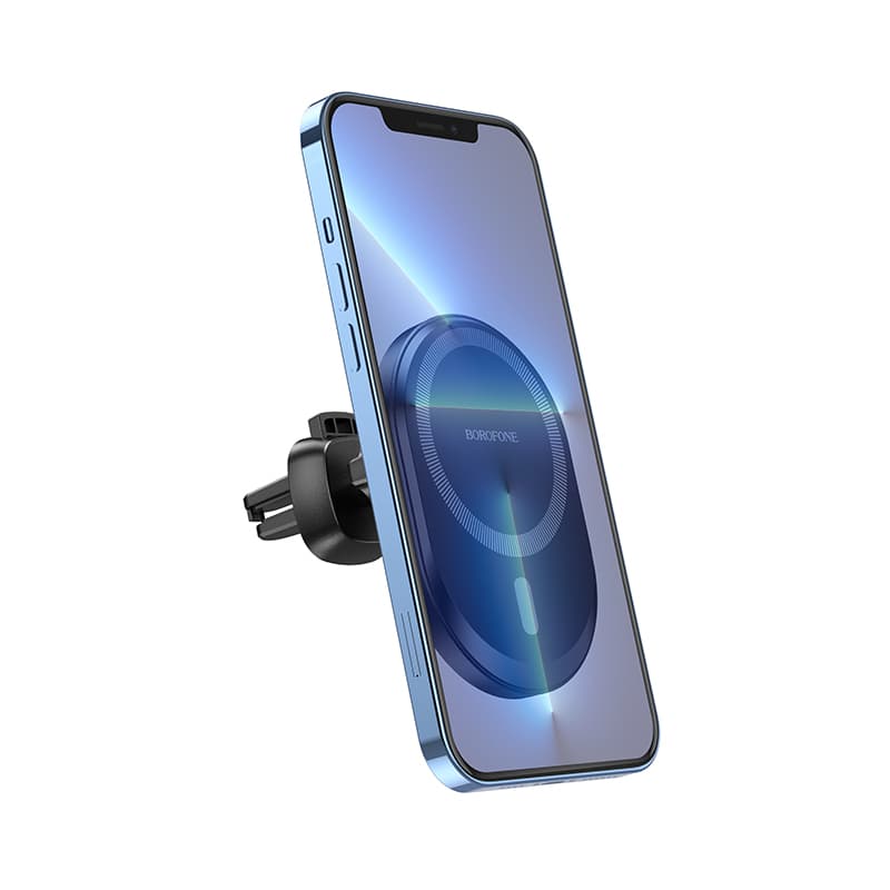 Magnetický držák do auta Borofone BH71 na větrací mřížku černý - náhled 5