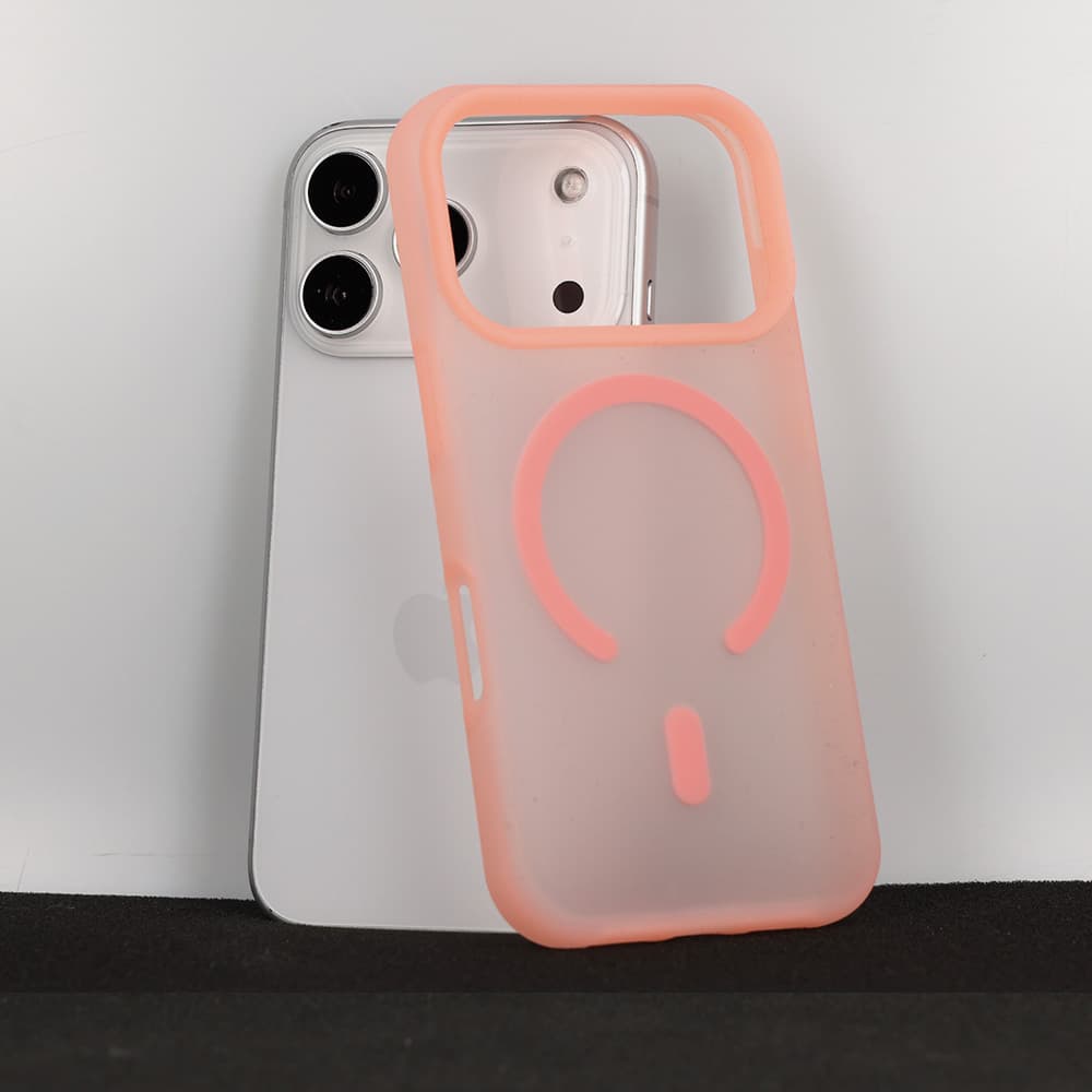 Kryt Tel Protect Mist Matte MagSafe pro Apple iPhone 17 Pro Max růžovo oranžový - náhled 5