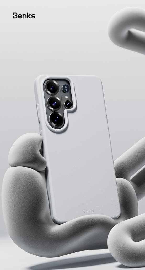Magnetický silikonový kryt Benks Vita Pro pro Samsung Galaxy S26 Ultra - šedý - náhled 5