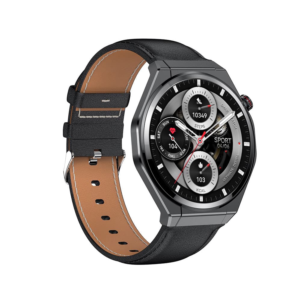Chytré hodinky Blavec U-02 Kenzo HD AMOLED černé + 1 řemínek - náhled 5