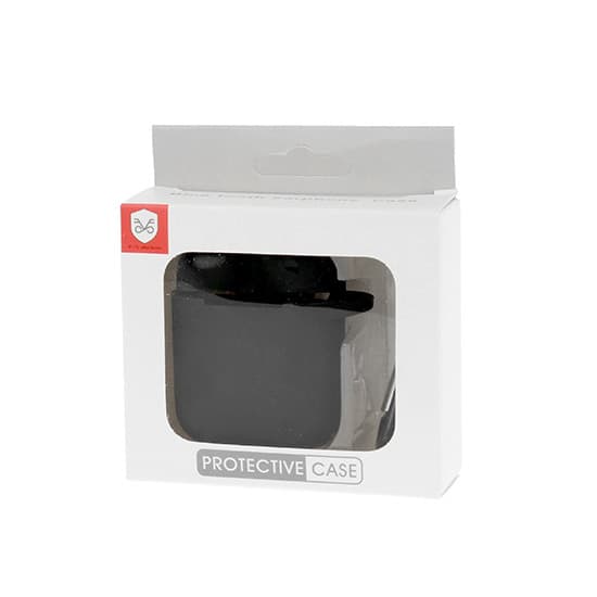 Silikonové pouzdro pro Airpods Type 1 černý - náhled 5