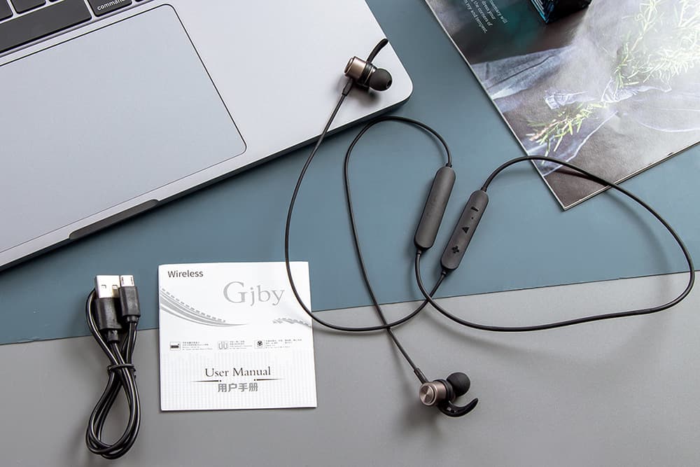 Bluetooth sluchátka GJBY CA-115 modrá - náhled 5