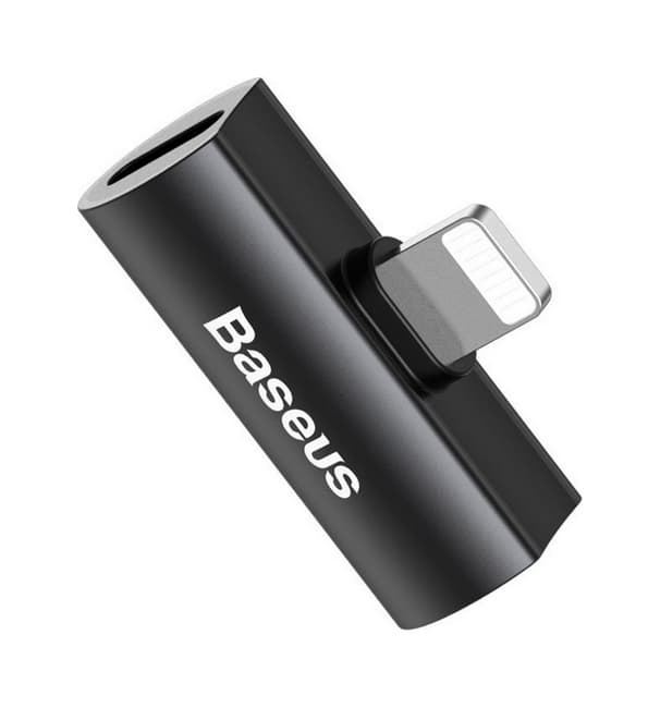 Adaptér Baseus L46 Lightning - 2× Lightning černý 75594 - náhled 2