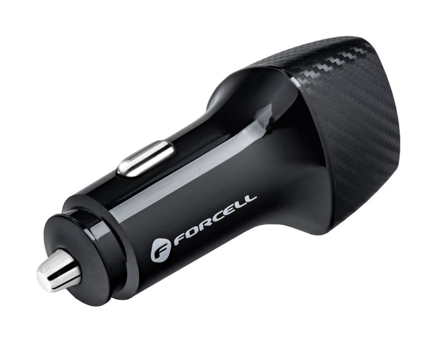 Rychlonabíječka do auta Forcell Carbon 40W černá 97704 - náhled 2
