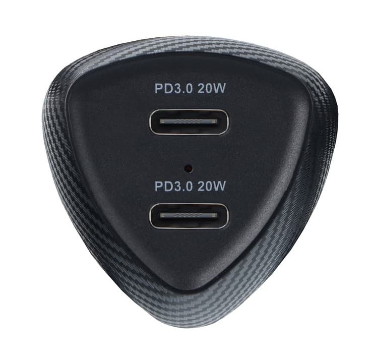 Rychlonabíječka do auta Forcell Carbon 40W černá 97704 - náhled 3