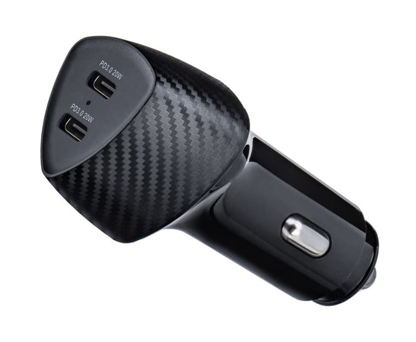 Rychlonabíječka do auta Forcell Carbon 40W černá 97704 - náhled 4