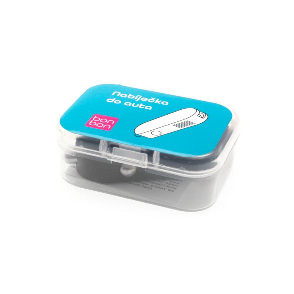 Autonabíječka Bonbon s USB výstupem, 10W, černá - náhled 2