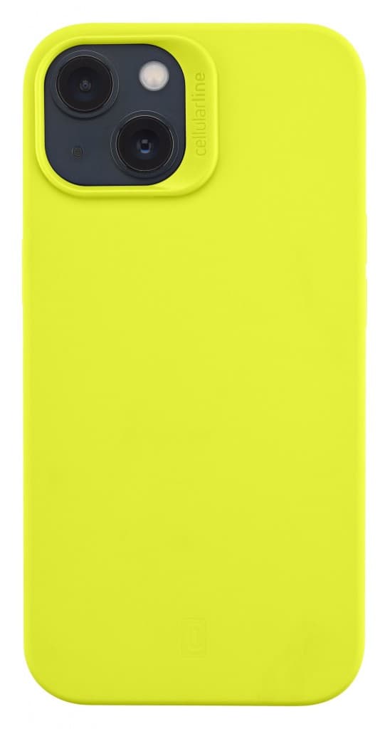 Ochranný silikonový kryt Cellularline Sensation pro Apple iPhone 14, zelený - náhled 2