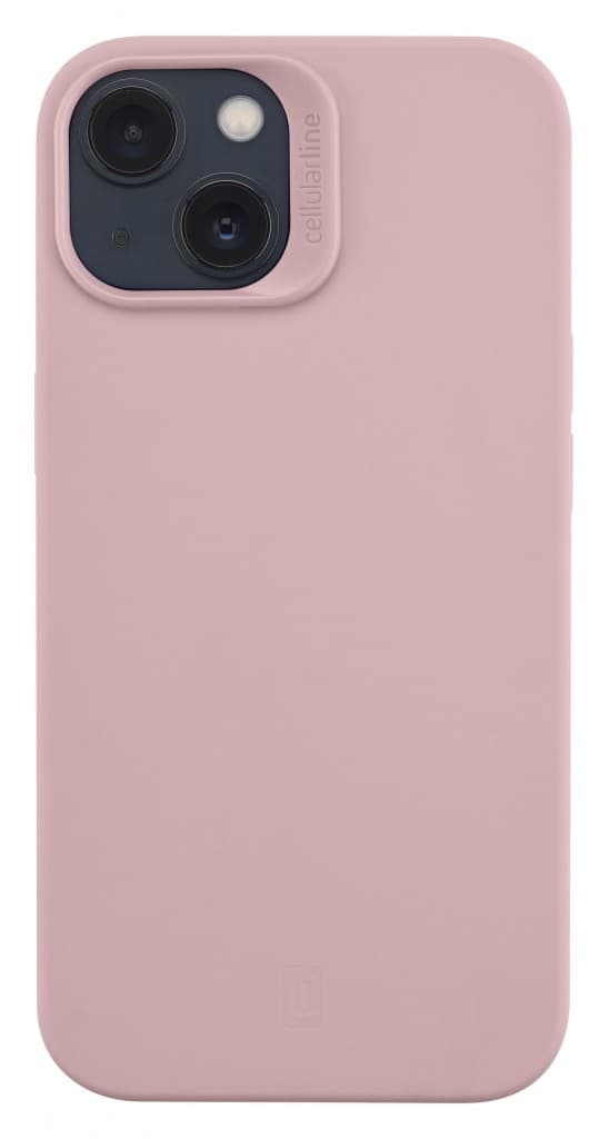 Ochranný silikonový kryt Cellularline Sensation pro Apple iPhone 14 Plus, růžový - náhled 2