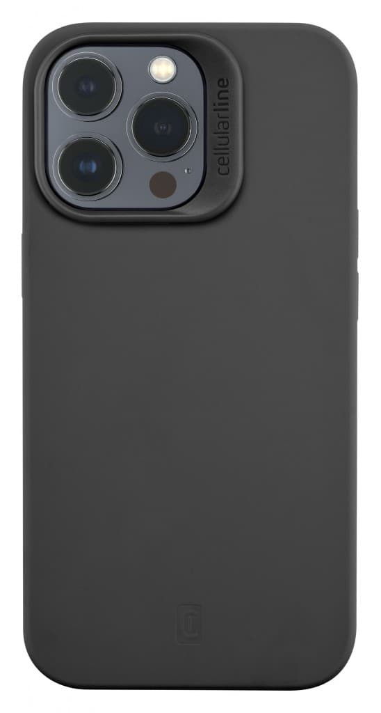 Ochranný silikonový kryt Cellularline Sensation pro Apple iPhone 14 PRO MAX, černý - náhled 2