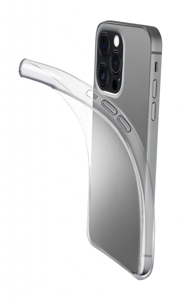 Extratenký zadní kryt CellularLine Fine pro Apple iPhone 14 Pro Max, transparentní - náhled 2