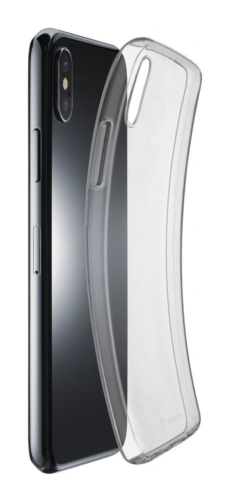 Extratenký zadní kryt CellularLine Fine pro Apple iPhone XS Max, transparentní - náhled 2
